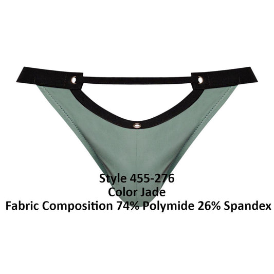 Magnificence Micro v-Thong - X-Large - Jade