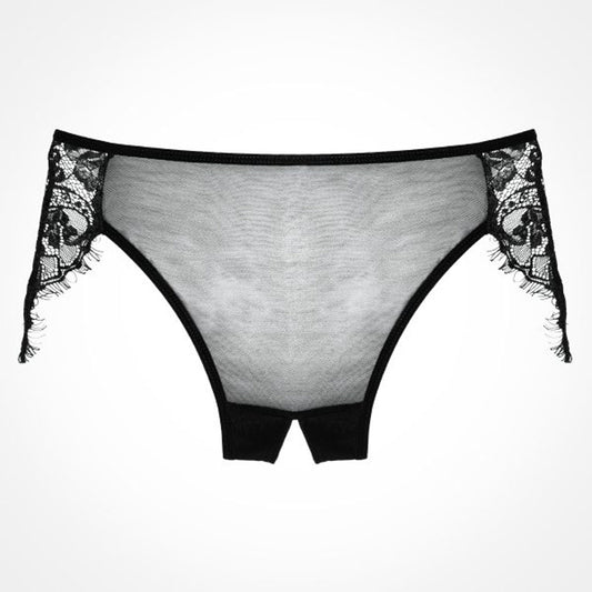 Adore Lavish & Lace Panty - One Size - Black