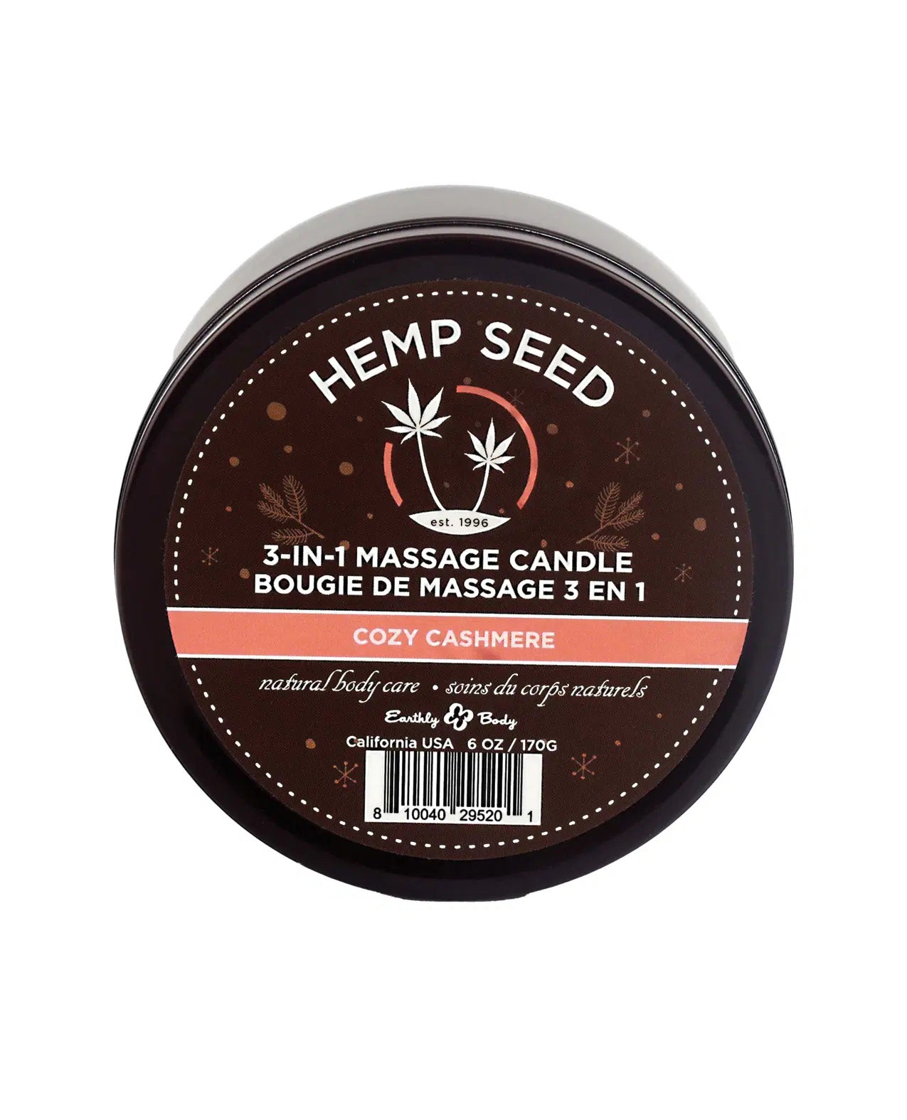 "3-in-1 Massage Candle - 6 Oz. - Cozy Cashmere EB-HSCH022A"