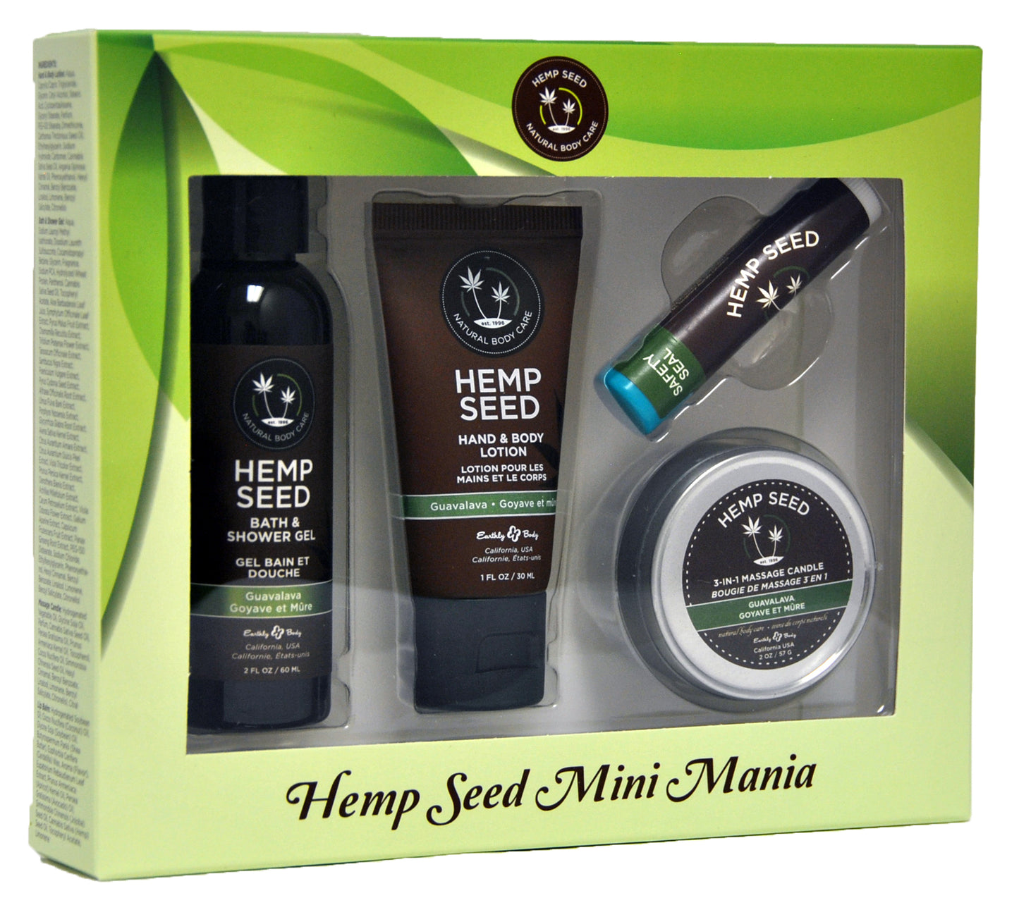"Hemp Seed Mini Mania Travel Set - Guavalava EB-HSMM068"