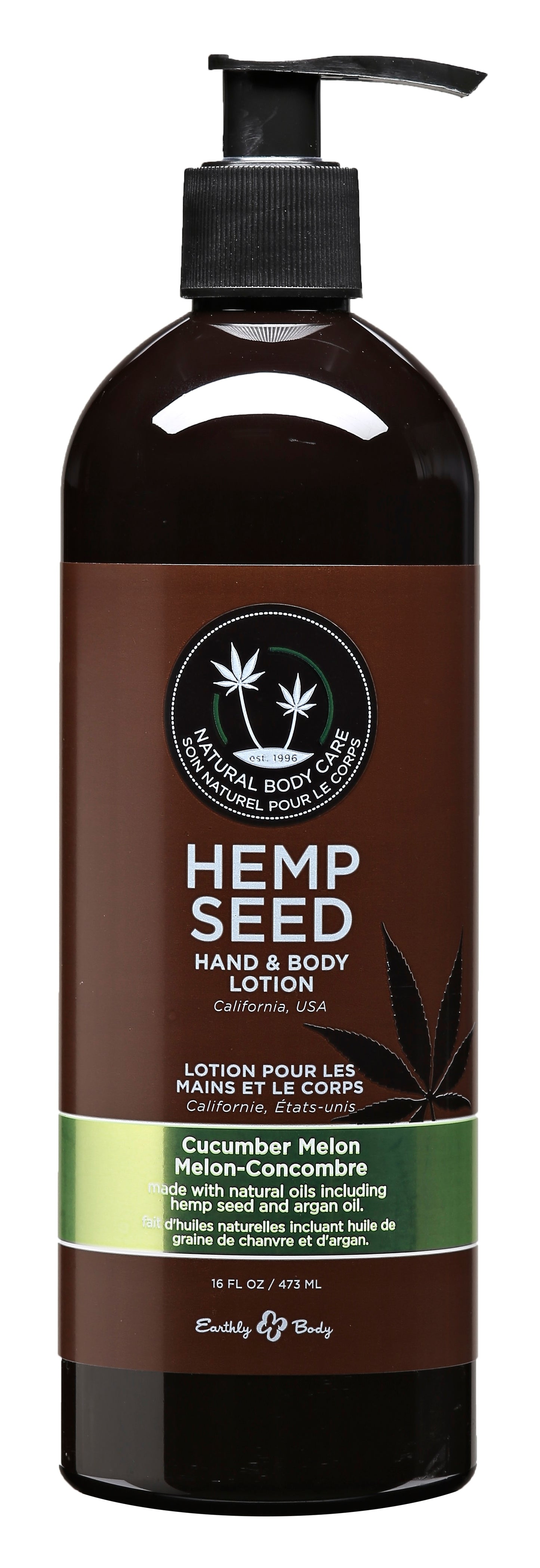 "Hemp Seed Hand and Body Lotion - 16 Fl. Oz. - Cucumber Melon EB-HSV210"