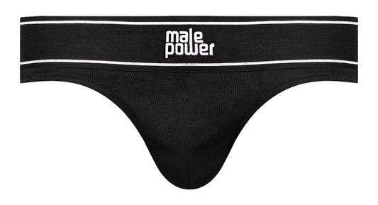 Modal Rib Bong Thong - Small - Black