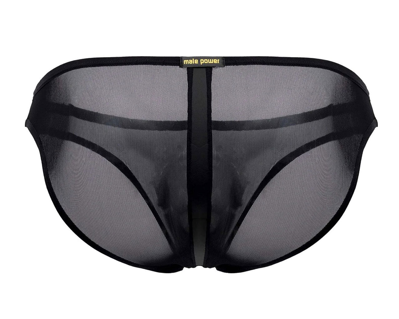 Landing Strip Bikini Brief - Small - Black