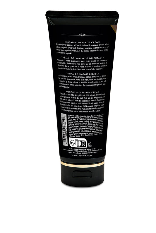 Kissable Massage Cream - Intoxicating Chocolate - 7 Fl. Oz. / 200 ml