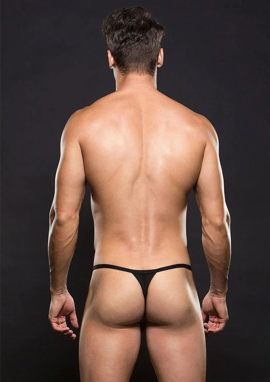 Microfiber Magnetic G-String - Medium/large - Black