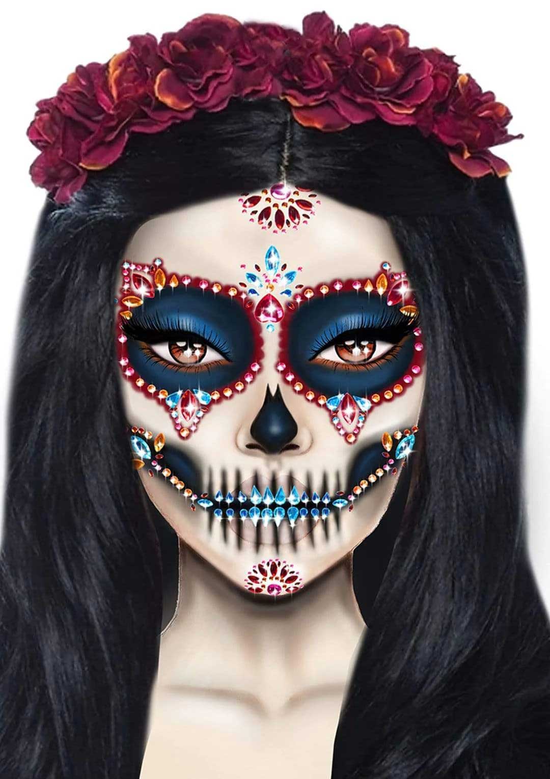Day of the Dead Adhesive Face Jewels