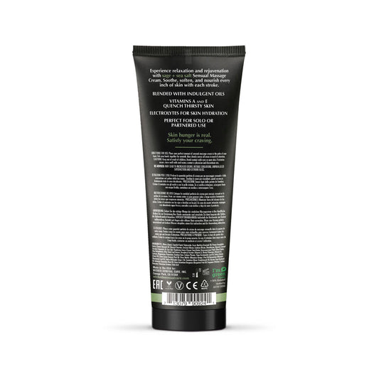 Sage and Sea Salt - Scented Sensual Massage Cream - 4 Oz
