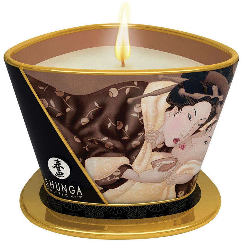 "Massage Candle - Excitation - Intoxicating Chocolate - 5.7 Oz. SHU4509"