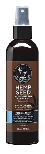"Hemp Seed Moisturizing Spray Oil - Moroccan Nights - 8 Fl. Oz./ 237ml EB-GO075"