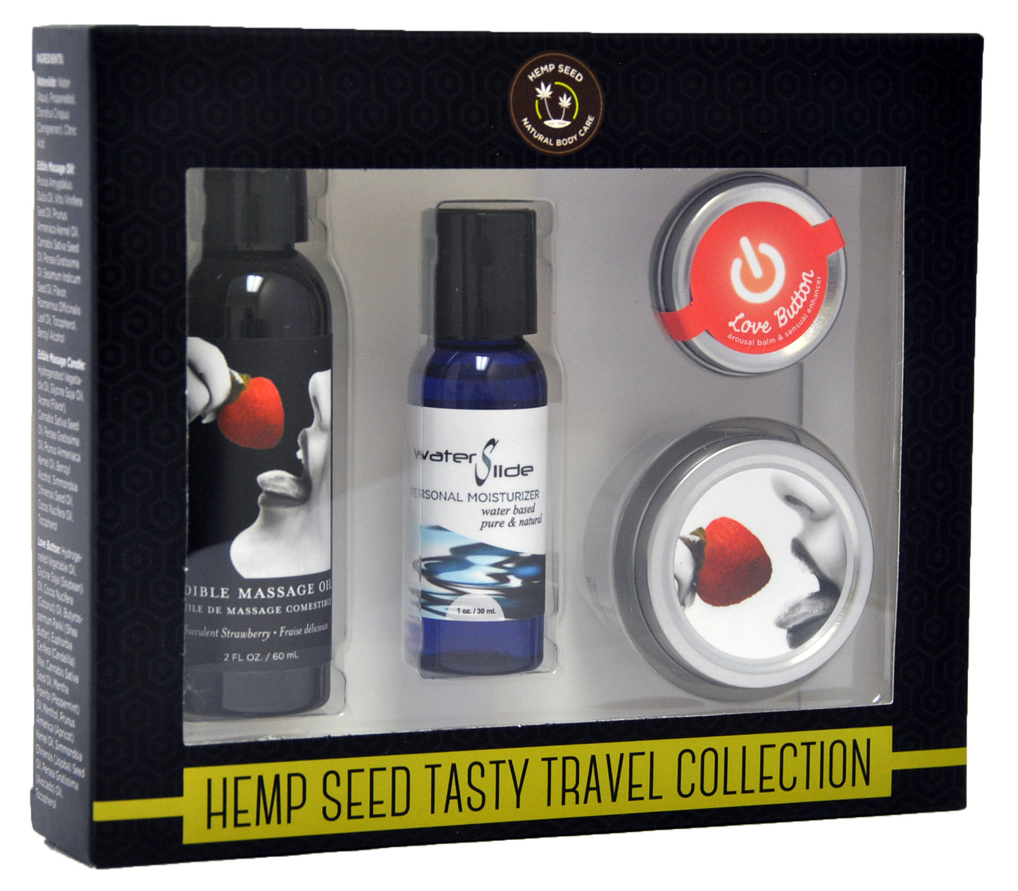 "Hemp Seed Tasty Travel Collection - Strawberry EB-HSTT003"