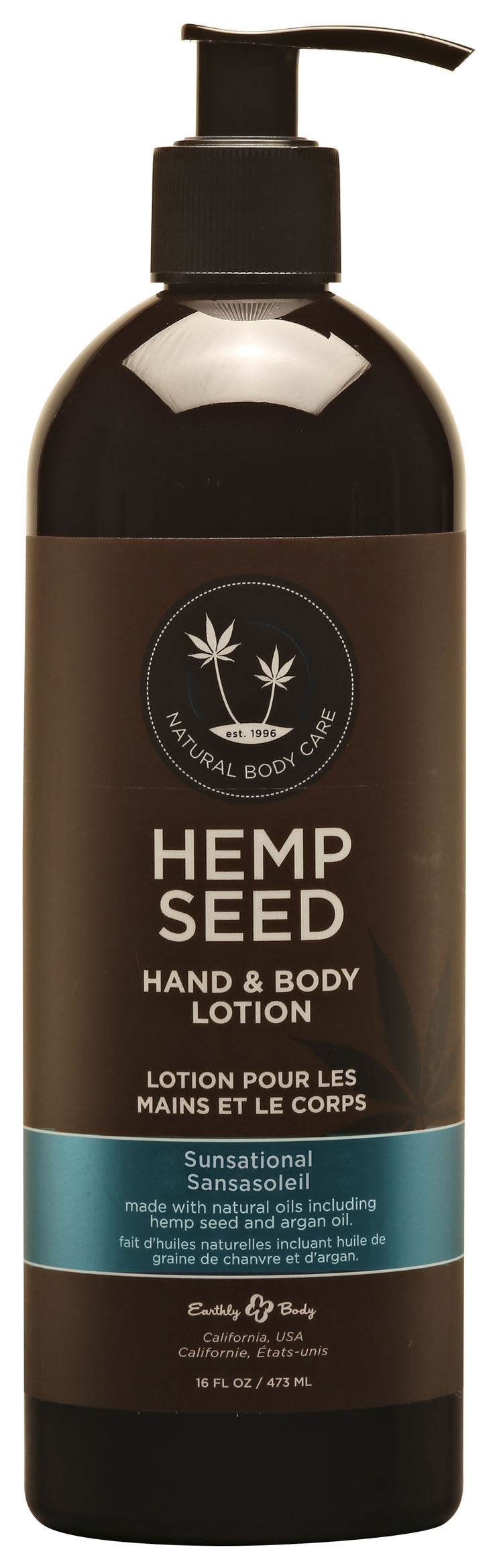 "Hemp Seed Hand and Body Lotion - 16 Fl. Oz. - Sunsational EB-HSV246"