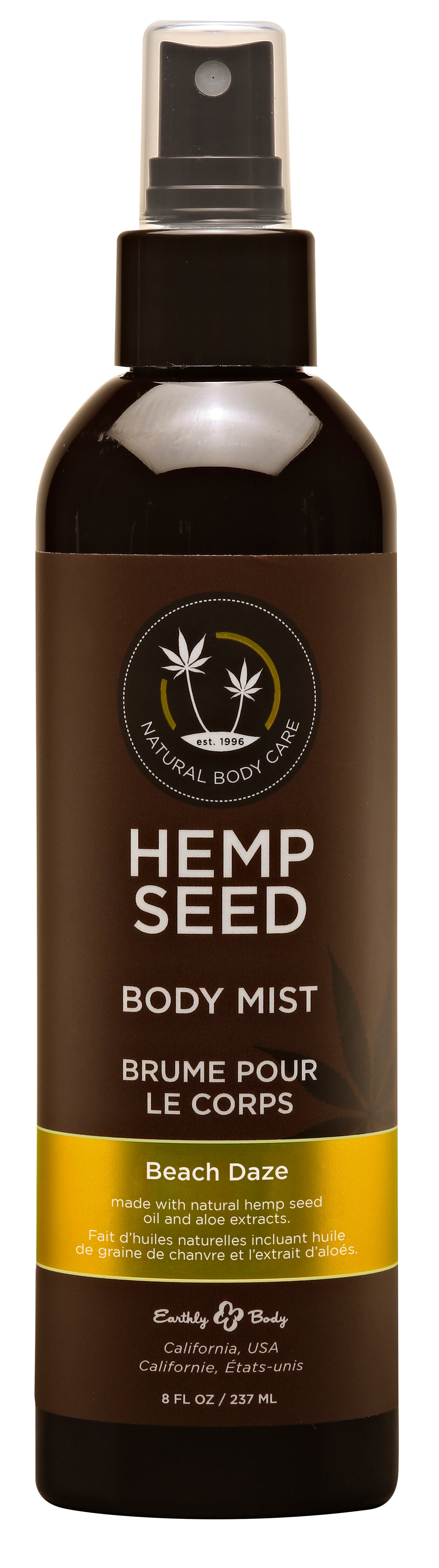 "Hemp Seed Body Mist - Beach Daze - 8 Fl. Oz. / 237ml EB-SP045"