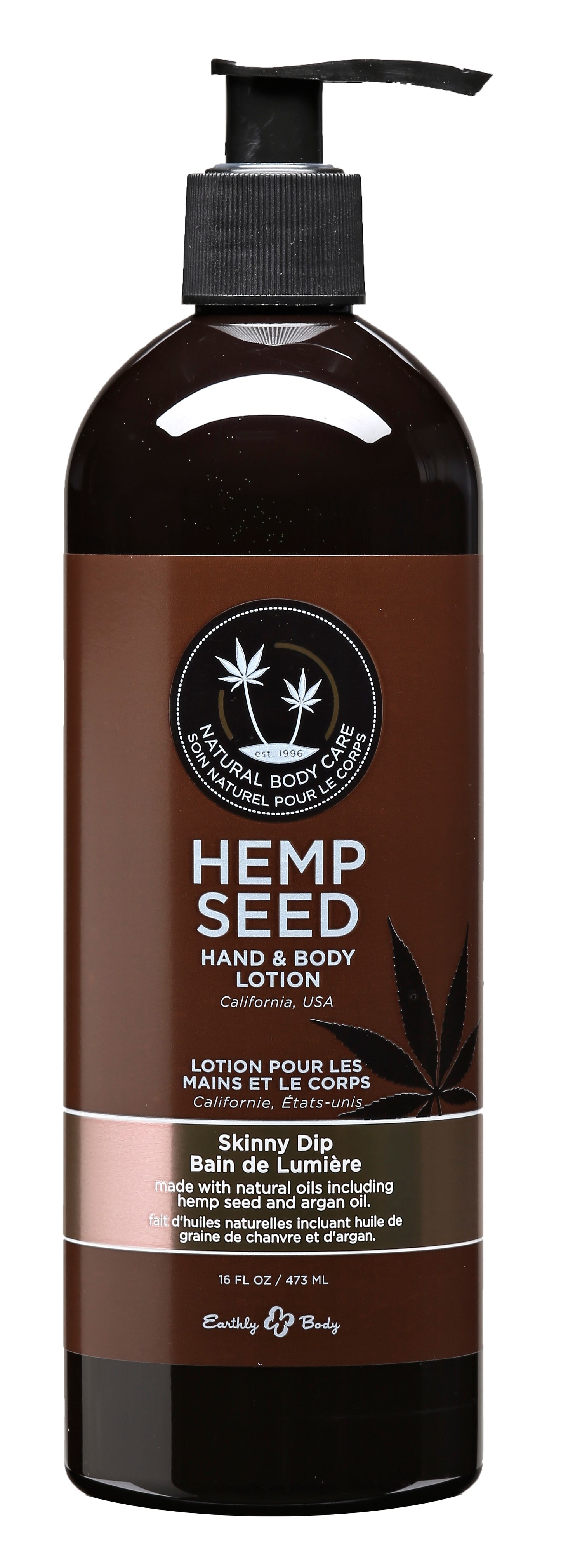 "Hemp Seed Hand and Body Lotion - 16 Fl. Oz. - Skinny Dip EB-HSV221"