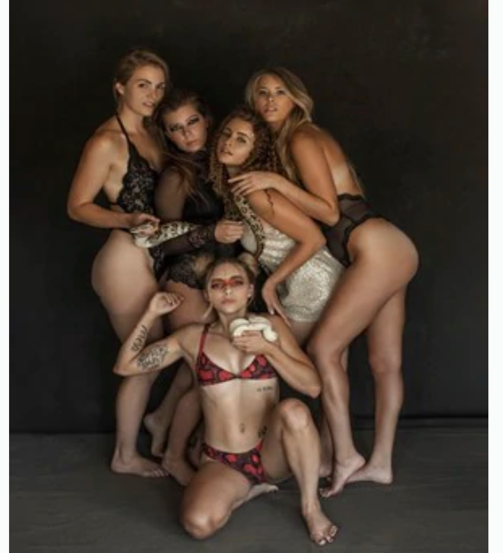 Five Differently Shaped Women Clad in Sexy Lingerie