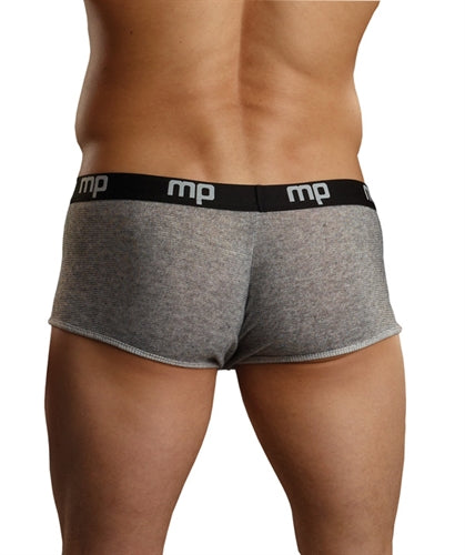 Heather Rib Enhancer Short - Large - Grey