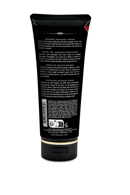 Kissable Massage Cream - Sparkling Strawberry Wine - 7 Fl. Oz. / 200 ml