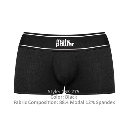 Modal Rib Pouch Short - Small - Black
