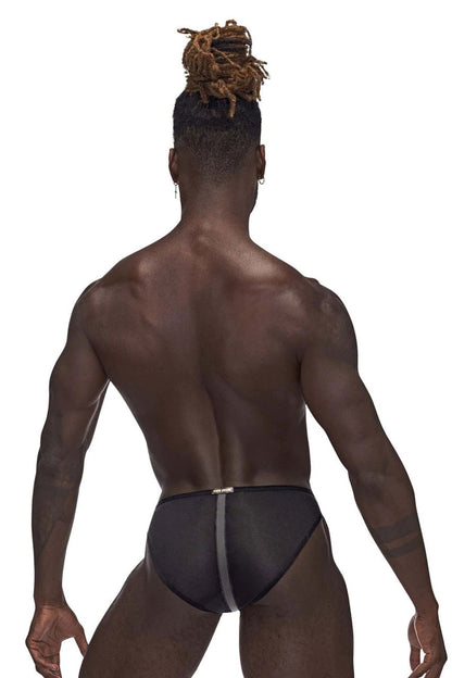 Landing Strip Bikini Brief - Small - Black