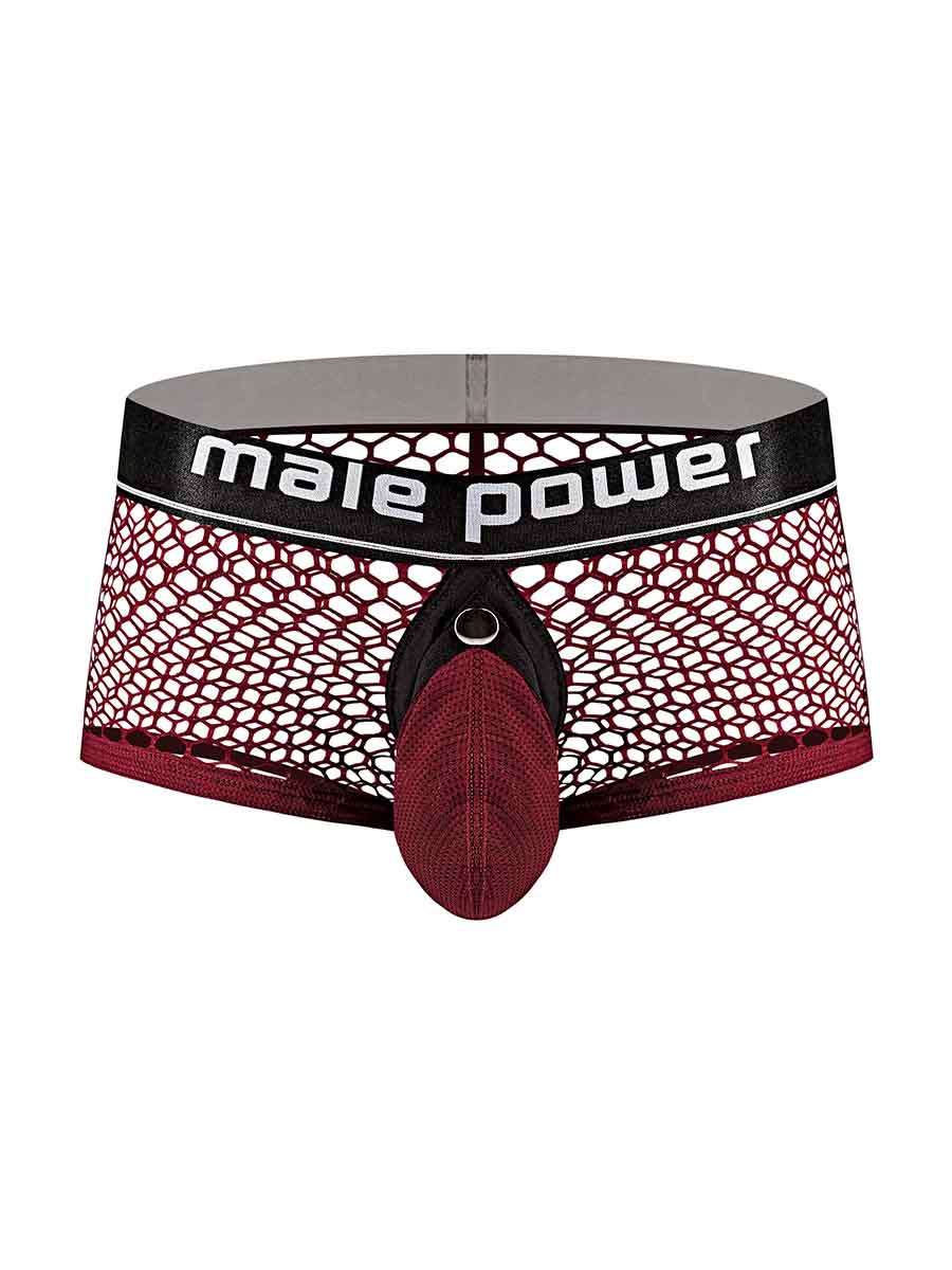"Cock Pit Net Mini Cock Ring Short - Medium -  Burgundy MP-120260BNMD"