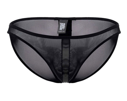 Landing Strip Bikini Brief - Small - Black