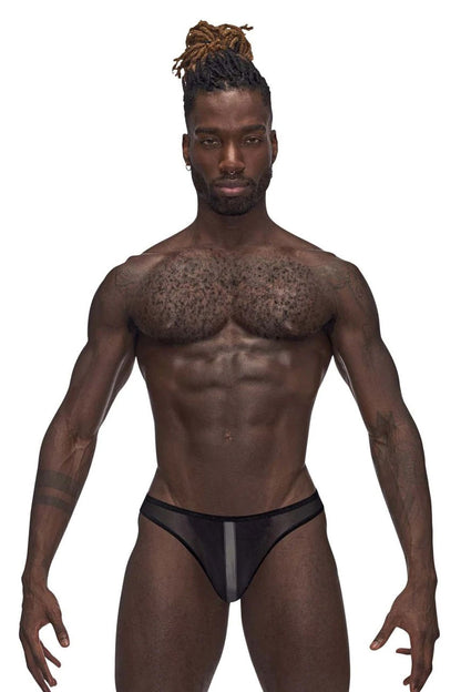 "Landing Strip Bikini Brief - Medium - Black MP-480271BKMD"