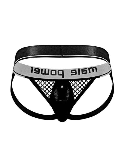 Cock Pit Net Cock Ring Jock - L/ XL - Black