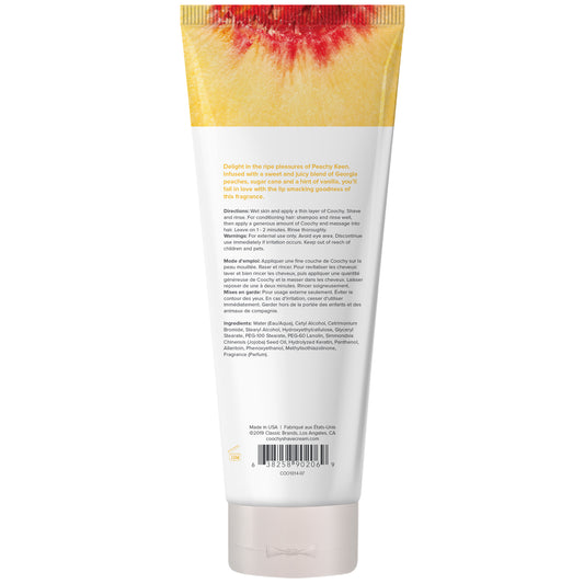 Coochy Oh So Smooth Shave Cream - Peachy Keen 7.2 Fl Oz 213ml