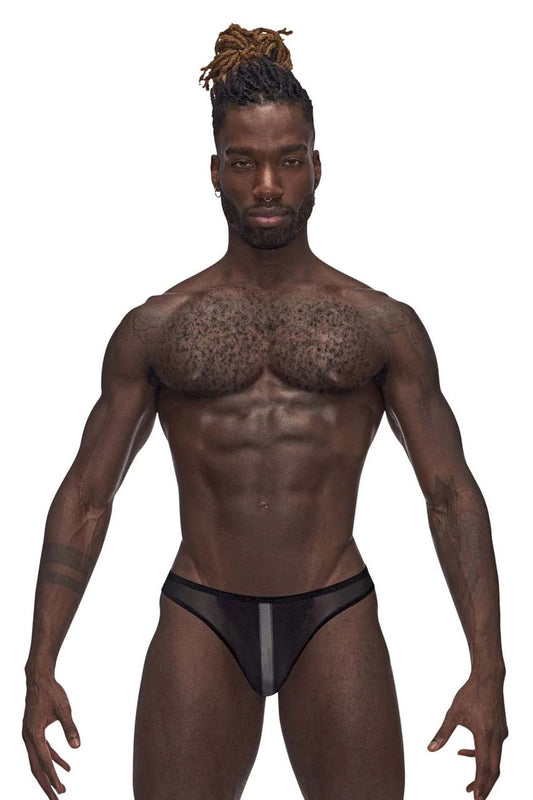 "Landing Strip Bikini Brief - Small - Black MP-480271BKSL"