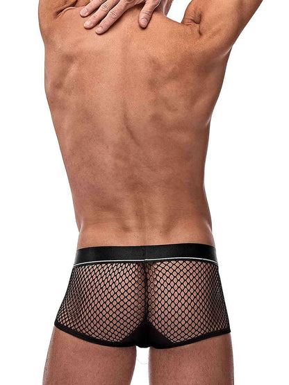 Cock Pit Net Mini Cock Ring Short - Small - Black