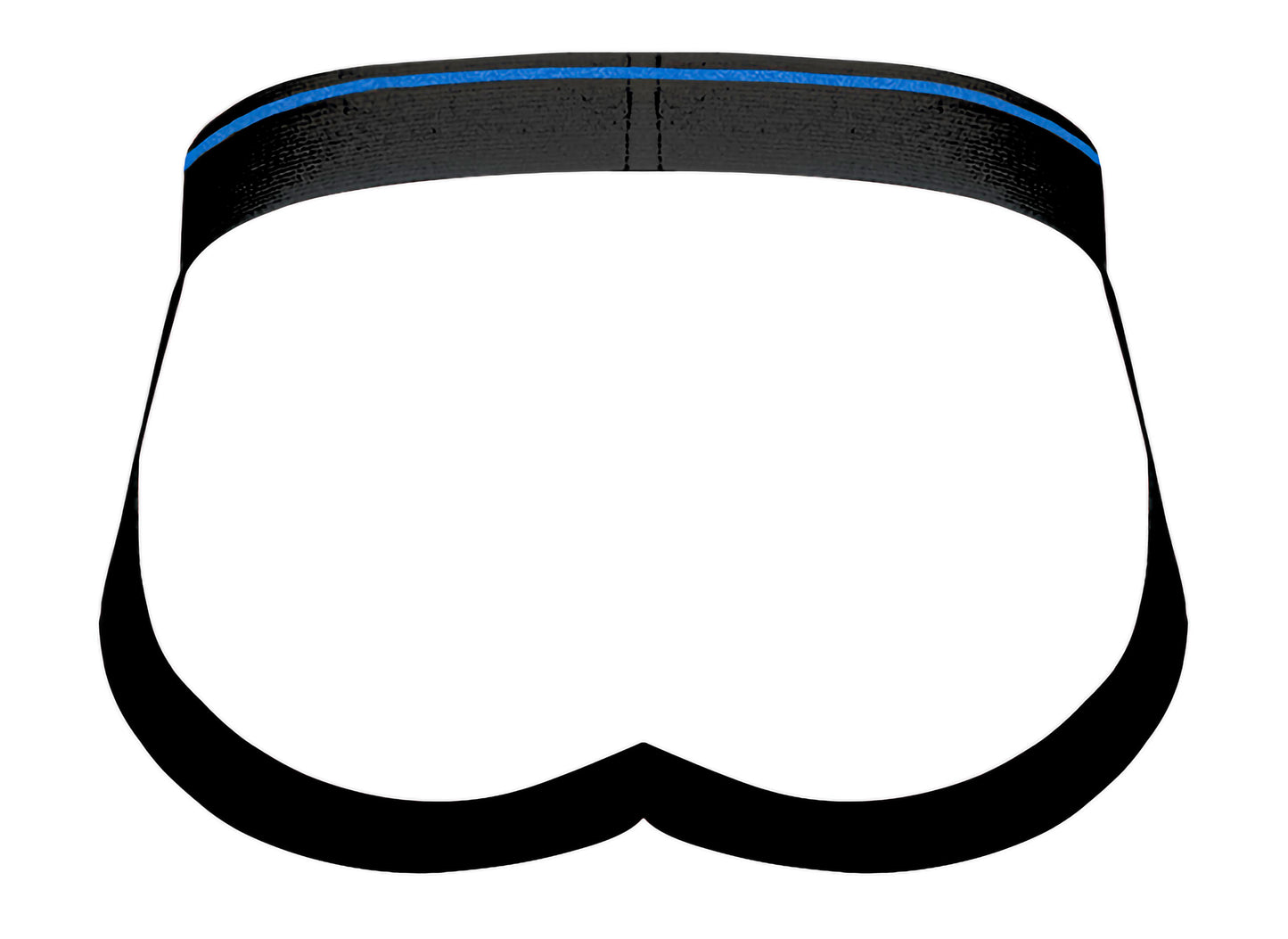 Retro Sport Panel Jock - S/ M - Black/ Blue