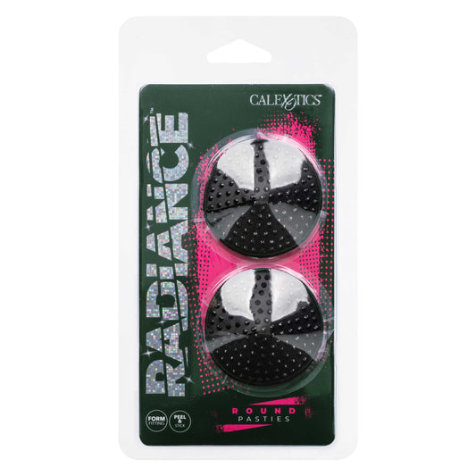 Radiance Round Pasties - Black