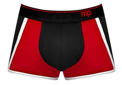 "Retro Sport Panel Short - Large - Black/ Red MP-155265BRLG"