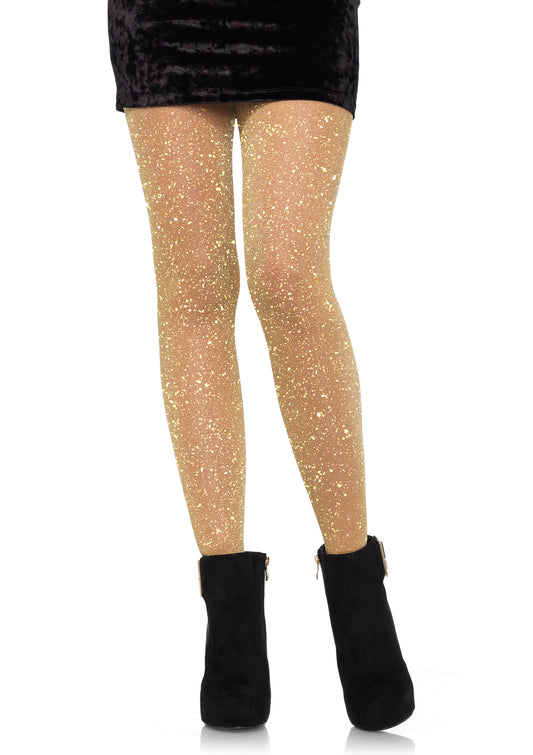 "Lurex Tights - One Size - Gold LA-7130GLD"