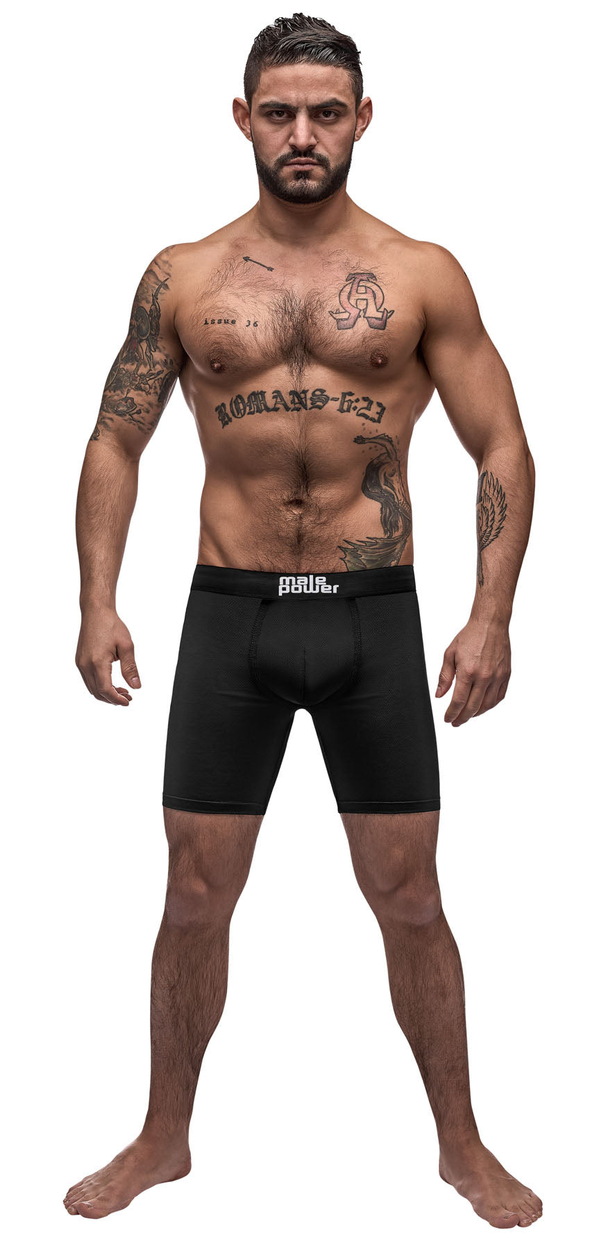 "Black Nite Long Leg Short - Black - Extra Large MP-151255BKXL"