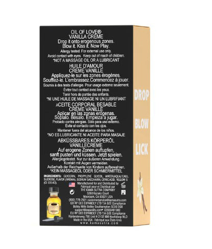 Oil of Love - Vanilla Creme - 0.75 Fl. Oz. / 22 ml