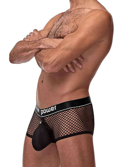 Cock Pit Net Mini Cock Ring Short - Medium Black