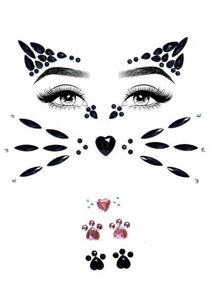 "Animal Rhinestone Stick-on Jewels LA-EYE031"