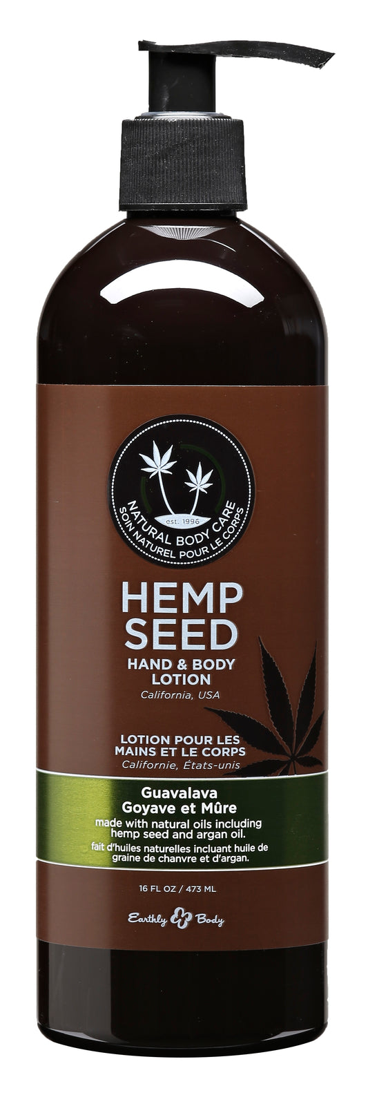 "Hemp Seed Hand and Body Lotion - 16 Fl. Oz. - Guavalava EB-HSV268"
