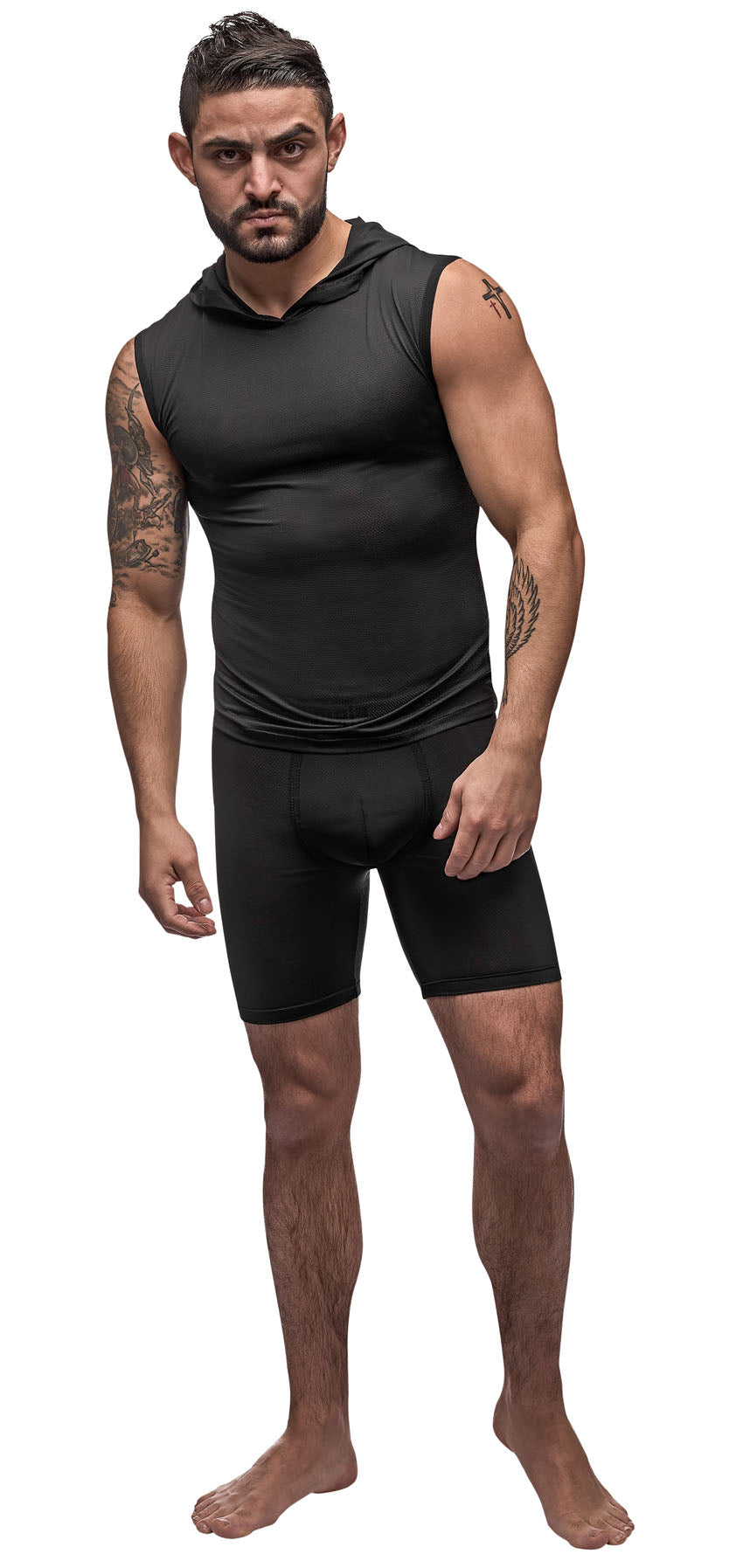 "Black Nite Hoodie Tank - Black - Medium MP-114255BKMD"