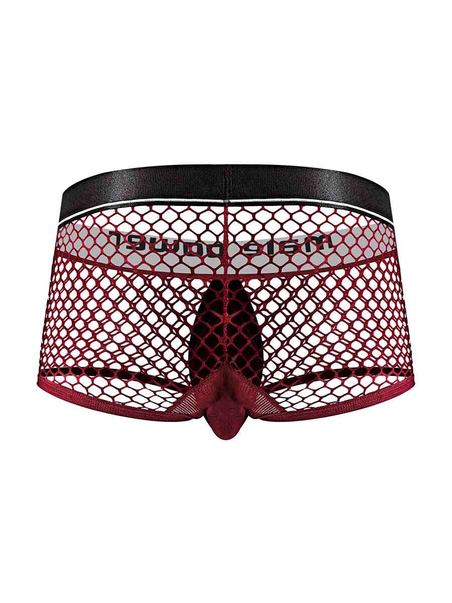 Cock Pit Net Mini Cock Ring Short - Medium -  Burgundy