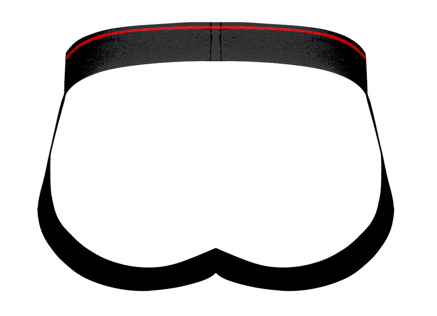 Retro Sport Panel Jock - S/ M - Black/ Red