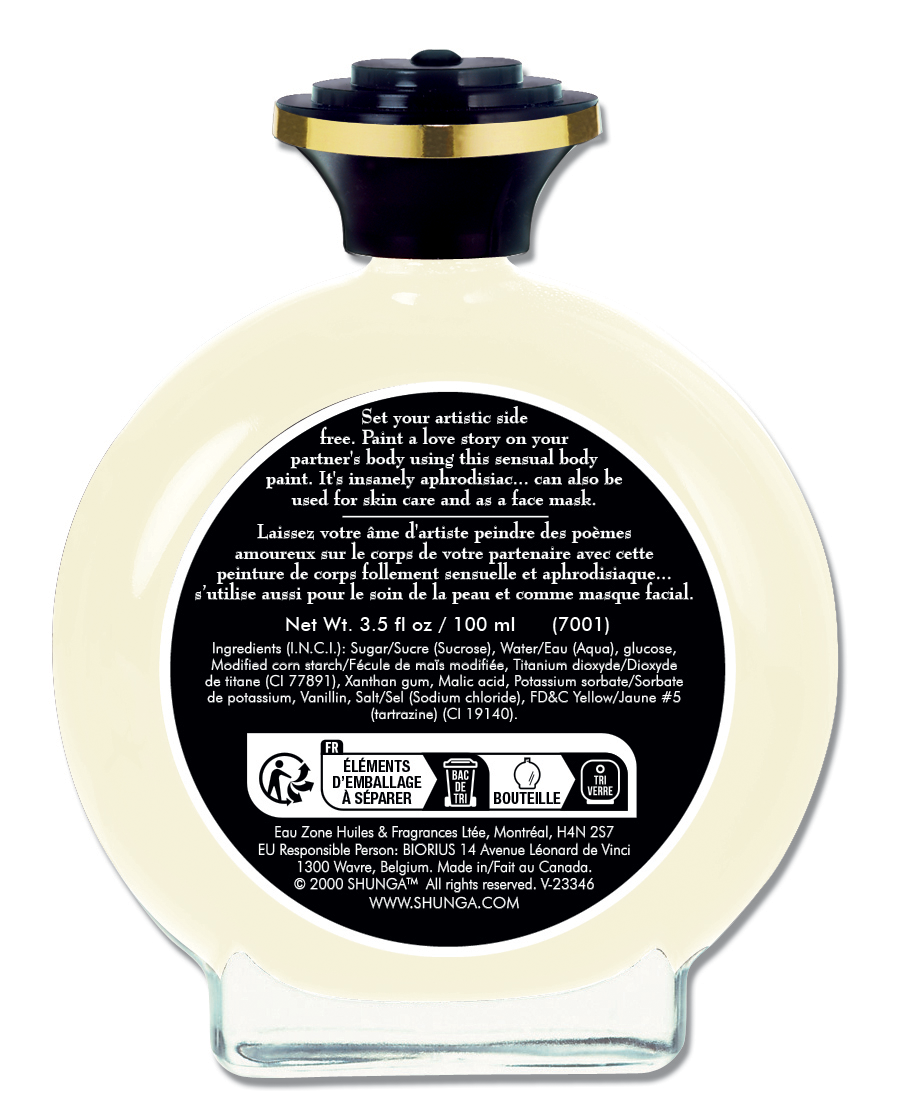 Edible Body Paint - Vanilla & Chocolate Temptation - 3.5 Fl. Oz. / 100 ml