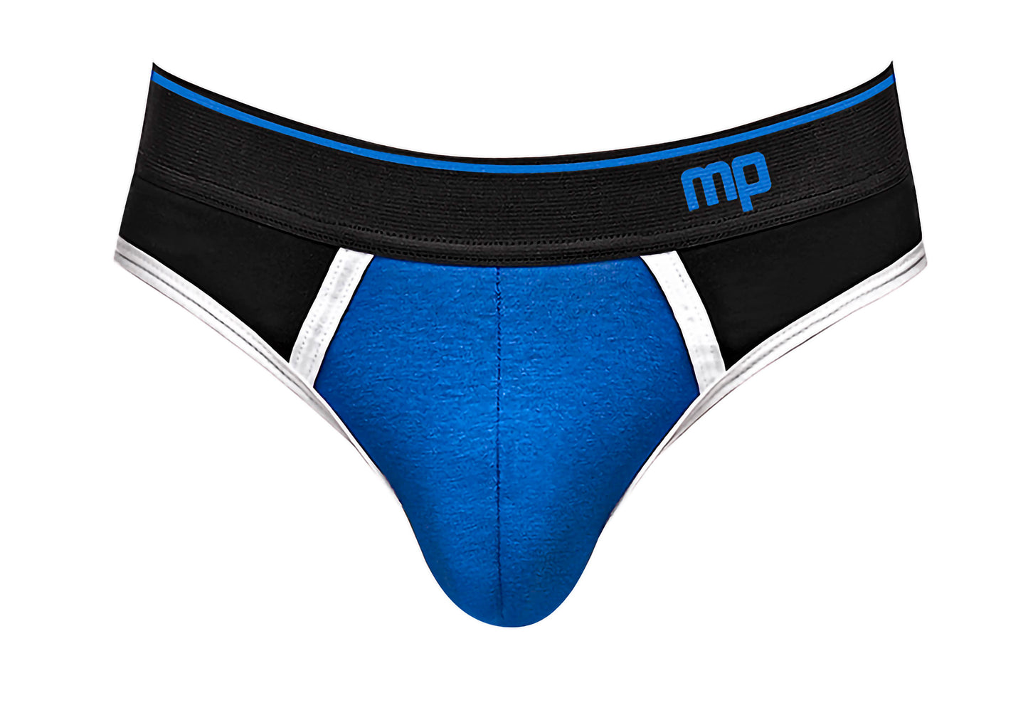 "Retro Sport Panel Jock - L/ XL - Black/ Blue MP-395265RBLX"