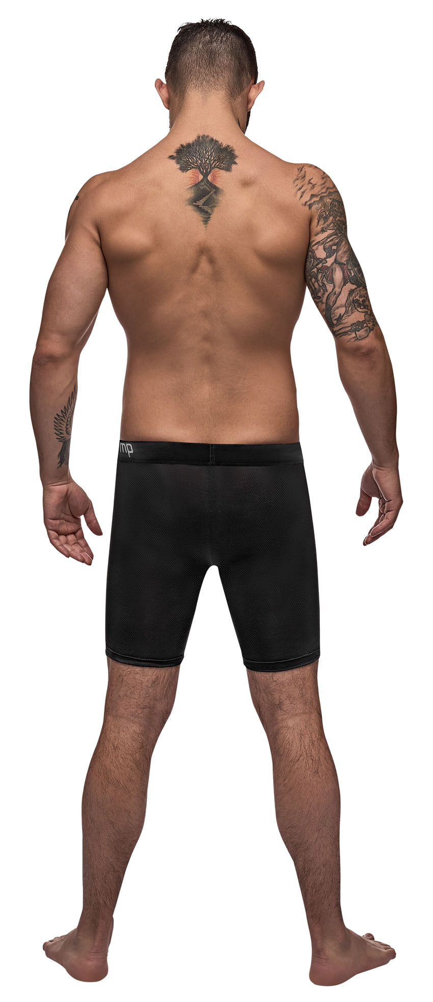Black Nite Long Leg Short - Black - Large
