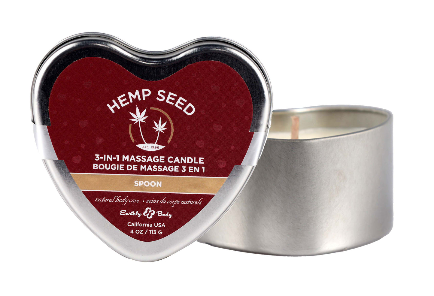 "3-in-1 Massage Candle - Spoon - 4 Oz EB-HSCV023C"