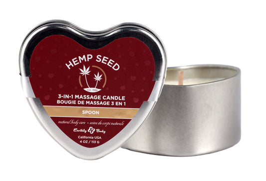 "3-in-1 Massage Candle - Spoon - 4 Oz EB-HSCV023C"