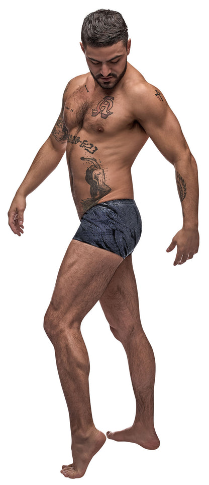 Blue Streak Mini Short - Blue - Extra Large