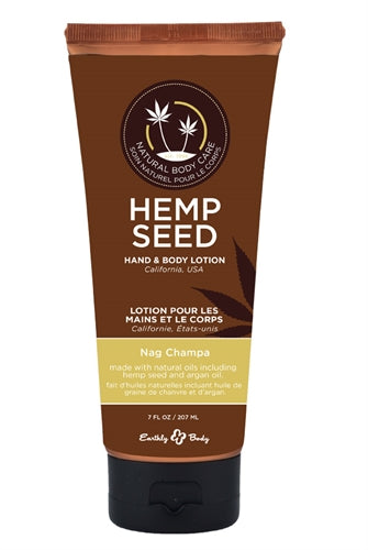 "Hemp Seed Hand and Body Lotion - 7 Fl. Oz. - Nag Champa EB-HSV020T"