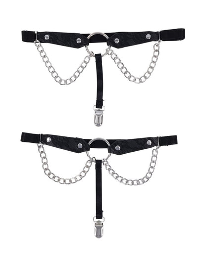 "Chain Lace Garters SS10110"