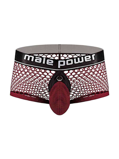 "Cock Pit Net Mini Cock Ring Short - Small - Burgundy MP-120260BNSL"